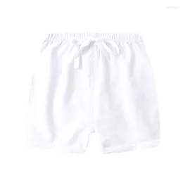Herr shorts bomull sommar barn för tryck strandbyxor pojkar flickor sport solid badkläder simning stammar barn kläder