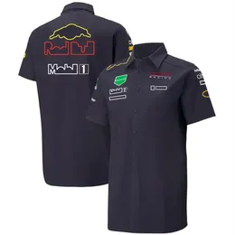 F1-Rennanzug Poloshirt Teamkleidung Männer und Frauen Sommer lockere Freizeitveranstaltungen können angepasst werden T-Shirt Kurzarm Revers Shir172x