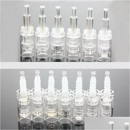 Other Health Beauty Items Microneedling 9/12/36/42/Round Nano Pins Needle Cartridge For Mym Derma Pen Bayonet Screw Port Micro Dr. Dhnyx