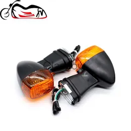 Motorcykelbelysning Front Turn Signal Light Indicator för Kawasaki Ninja 250R 500R EX500 GPZ500 GPZ500S GPZ1100 ZZR600 ZR7S MOTORCYCLE LAMP X0728