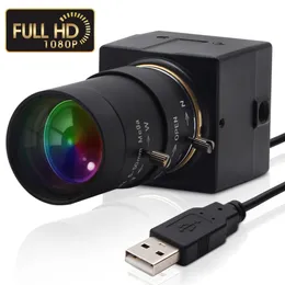 Webcams Full 1080P Webcam Varifocal Câmera Industrial para PC Computador Laptop