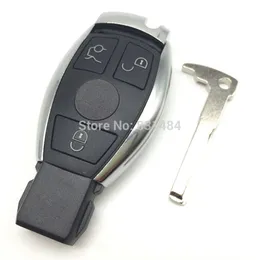 New style key cover shell for Mercedes benz 3 buttons smart car key case with battery and blade fob selling logo included190l