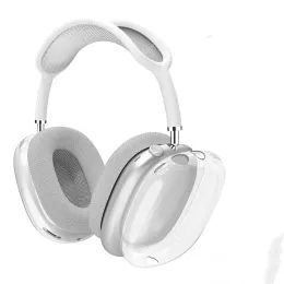 48 oder Max Bluetooth -Ohrhörer -Kopfhörerzubehör transparent TPU Solid Silicon Waterfof Protective Case Airpod Maxs Kopfhörer Headphones Headset Cover Ca 389