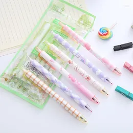 6pcs/set kids for Kids School office supplies文房具kawaii執筆ペン0.5mm黒インクの誕生日プレゼント