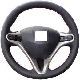 DIY-rattskyddet för 3 ekrar 8: e Honda Civic DIY Sew Interiortillbehör 13 5-14 5 tum Stitch on Wrap Black äkta L199W