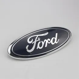 フォードロゴ9インチフロントフードボンネットエンブレムバッジとリアトランクステッカーF150 F250 Explorer Auto Logo2810