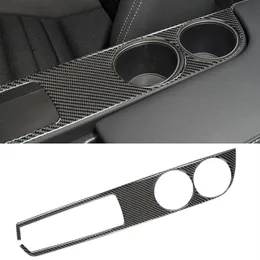 レクサスのためのカーカーボンファイバーウォーターカップホルダーパネル装飾ステッカーIS250 2013-左drive2267