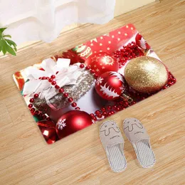 Carpets Christmas Seris Printed Non-slip Bath Mat Home Decor Doormat Anti-slip Anti-bacteria Bathroom Mats