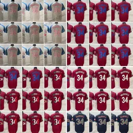 2023 Baseball Fernando Valenzuela Jerseys World Cup alla olika stilar Vita rödblå sömnad tröja