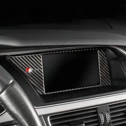 Carbon Fiber Sticker Car Inner Console GPS NBT SCREENT COVER