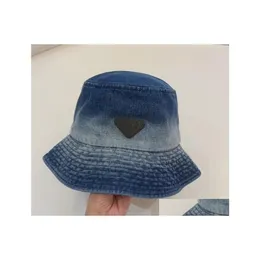 Stingy Brim Hats Designer Bucket Caps 2023 Womens Cowboy Denim Sun Hat Fashion Designers Summer Fished Fisherman Beach Cap Deli Otixo