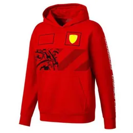 F1 Formula One Racing Suit Hooded Sweater Team Uniforms Men's and Women's Car Standard Workwear Plus Velvet Casual Sport331t
