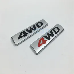 Logo 3D in metallo 4WD per Hyundai Santa fe Tucson Car Rear Body Emblem Badge Sticker 863402W000280K