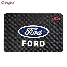 Araba Aksesuarları Ford Focus için Slip Anti-Slip Mat 2 3 Fiesta Kuga Mondeo EcoSport Fusion Ranger Slip Olmayan Mat Anti-Sıdlı Mat Yumuşak Araba Sty251E