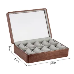 Titta på lådor Fall Special Storage Box For Solid Wood Highgrad Mechanical Watch Display Watch Box Armband Hushåll Lyxig trä Anpassningsbar 230727