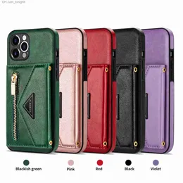 Obudowy telefonu komórkowego 2023 Nadaje się do 14 telefonu komórkowego skórzana karta obudowa 11 Smycz Ochronne Case 13Pro Creative Mobile Phone Case Z230728