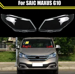 Bilens strålkastare täcke linsglasskal främre strålkastarfodral transparent lampskärmslampcover Auto Light Lamp Caps för SAIC MAXUS G10