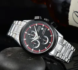 Wysokiej jakości najlepsza marka EPO Red Flame Series Mens Watch Luksusowa moda Wodoodporna Wodoodporna stal nierdzewna Sapphire Designer Ruch Automatic Quartz Watches Montre