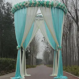Dekoracja imprezy ślubna rama regulowana metalowa okrągła księżniczka pawilon zewnętrzny koło