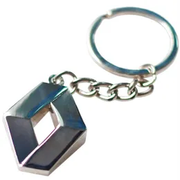 1PC moda Zupełnie Nowy metalowy pierścień kluczyka metalowego dla renault automatyczne dostawy renault emblemat breloyain reynolds