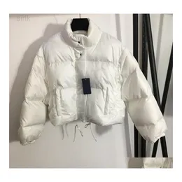 Women's Down Parkas Mens Jacket Stylist Parka Winter Fashion Men Kvinnor Fjäder överrockar Jackor Pälsavakningsbart ärm Drop Delive Ota3D