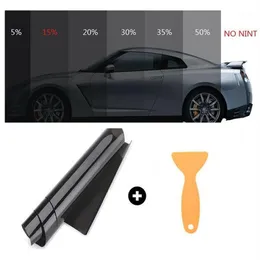 Car Sunshade 20% VLT Black Pro Home Glass Window Tint Tinting Film Roll Foils Anti UV Solar Protection Sticker Films Scraper270L