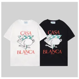 T-shirts masculinas T-shirt masculina de grife Casablanc Moda masculina Camisetas casuais Roupas masculinas Street Tennis Club Shorts manga Roupas Luxu Otmsb