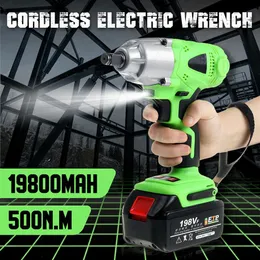 منتج جديد 550N M الكهربائي Worlless Impact Wrench 198VF 3000 دورة في الدقيقة Ratchet Driver337V