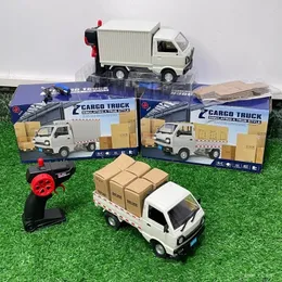 Elektrikli RC Araba 1 10 1 16 WPL D12 RC Simülasyon Drift Tırmanma Kamyonu LED Işık Haul Kargo Uzaktan Kontrol Elektrikli Oyuncaklar Hediye Çocuklar için 230727