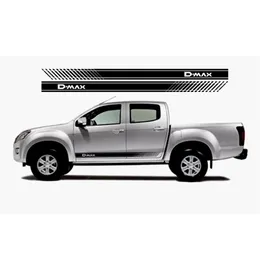 2PCS Gradient Pasek Pasek Graphic Winylowa naklejka winylowa dla Isuzu Dmax Beast Pickup240x