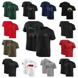 Neues F1-T-Shirt, Formel-1-T-Shirt, Rennteam-Logo-T-Shirt, Sommer-Herren-Sport, atmungsaktiv, kurzärmelig, schnell trocknend, Top289z