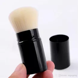 Klassischer Make-up-Pinsel, modischer Stil, schwarz gebürstet, tragbarer einziehbarer Pilzpinsel, Foundation-Puder-Rougepinsel mit Geschenkbox2677