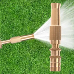 Car Cleaning Tools Garden Adjustable Spray Hose Nozzle High Pressure Straight Copper Washing Watering Flower Wand Sprayers1252l