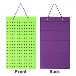 Storage Bags Shoe Charms Holder Portable Decoration Wall-mounted Organizer Capacity Hanging Bag For Easy Display