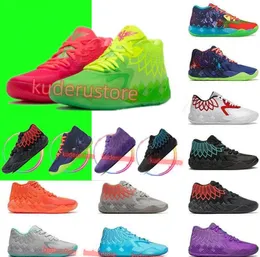LaMelo Ball Shoes MB.01 Lo Mens Basketball Shoe Queen City Rick and Morty Rock Ridge Red Blast Buzz City Galaxy UNC Iridescent Dreams Trainers Sports Sneakers 36-46