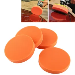 10Pcs Set 6 150mm Car Polishing Pads Sponge Polishing Buffing Waxing Pad Kit Tool For Car Polisher Buffer Orange Auto Care 273F