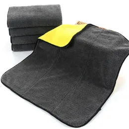 2X 800gsm 45cmx38cm Super Thick Plush Microfiber Car Cleaning Cloths Car Care Microfibre Wax Polishing Detailing Towels231U