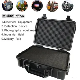 Shockproof Camera Safety Box ABS Sealed Waterproof Hard Boxes Equipment Case with Foam Vehicle Toolbox Impact Resistant Suitcase C291I