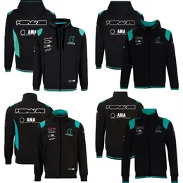 Motocross Race Hoodie Zipper Bluza motocyklowa drużyna zawodowa kurtka z kapturem jesień i zima mężczyzn moto jeździec z kapturem 227y