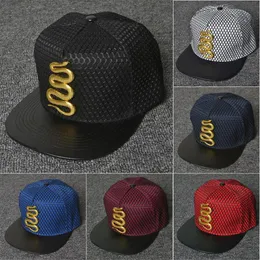2016 New Fashion Snake Baseball Cap Snapback Hats и Caps для мужчин женские бренды спортивные хип -хоп Flat Sun Hat Cheap Mens Cacquette234b
