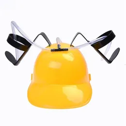 Пивной кола питье шляпа шлем может быть держателя игрушки Yellow12425