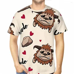 Men's T Shirts Friend Ludo 3D Print Polyester T-shirt Men Short Sleeve TShirt Oversized Streetwear Tops
