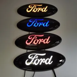 9Inch Car LED Emblem för Ford F150 Badge Symbols Logo Bakre glödlampa Vit Blå röda biltillbehör Storlek 23x9cm353U230Z