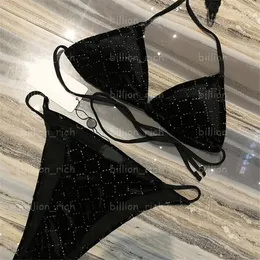 Designerskie kobiety bikinis czarne kantarki stroje kąpielowe letnie bramki na plażę Ustaw drut darmowe sportowe bole
