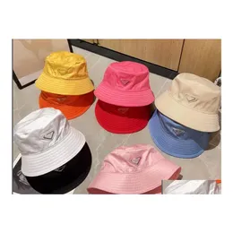 Stingy Brim Hats Nylon Bucket Hat For Women Fashion Designer Ladies Girls Cap Spring Summer Fisherman Sun Caps Drop Ship Delivery Ac Otj4A