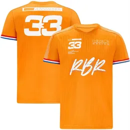 2021 Summer New F1 Formula One Racing Suit World Championship Polo Shirt T-shirt Stor anpassningsbar Verstappen Clothing2803