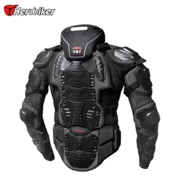 Herobiker Motorcykel rustning Jacket Motocross Racing Riding Offroad Protective Gear Body Guards Outdoor Sport ADD Neck Prodector2779