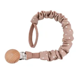 Baby tänder leksaker spädbarn bomulls nappklipp för födda tandläkare Soother Chew Dummy Chains Girl Boy Accessories Drop 230728