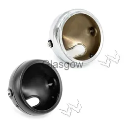 Illuminazione moto 5 34" Faro moto Alloggiamento cromato Faro Lampadina Secchio 575 pollici Faro anteriore moto Faro 575 Headl x0728