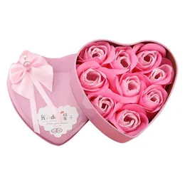 Decorative Flowers Wreaths Artificial Soap Flower Simated Rose Creative Bath Roses In Gift Box For Girls Women Drop Delivery Home Ga Otou0